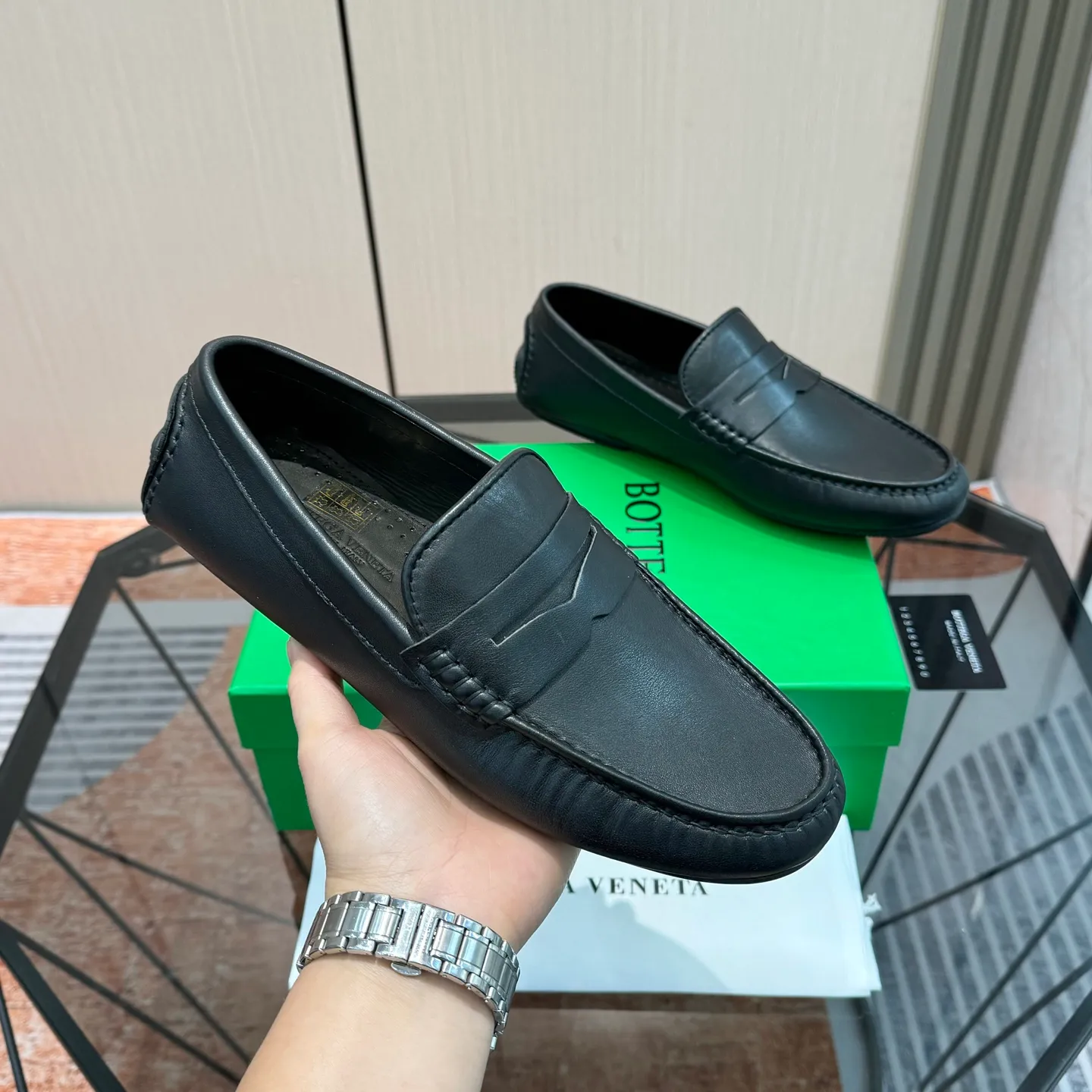 Men's shoes 💰560 [Botte* Venetta (BV)] Official website synchronization, high-end quality! 38-45